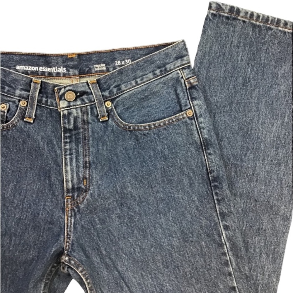 Amazon Essentials | Regular Fit Denim Jeans 28x30… - image 3